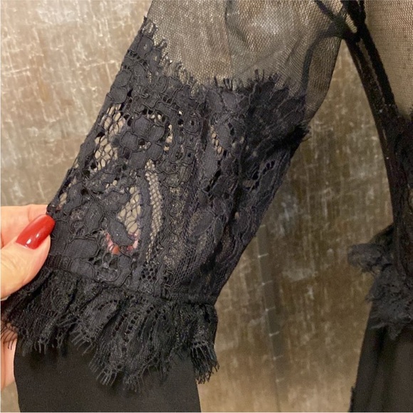 For Love And Lemons Black Lace Dress, S - Picture 8 of 15